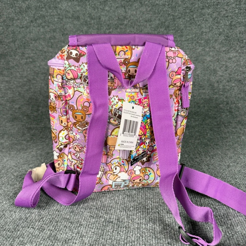 Tokidoki Sweetshop Mini Backpack Pink Adjustable‎ Straps Bag Purse Kawaii